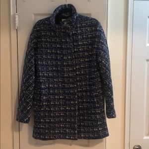 Blue tweed jacket